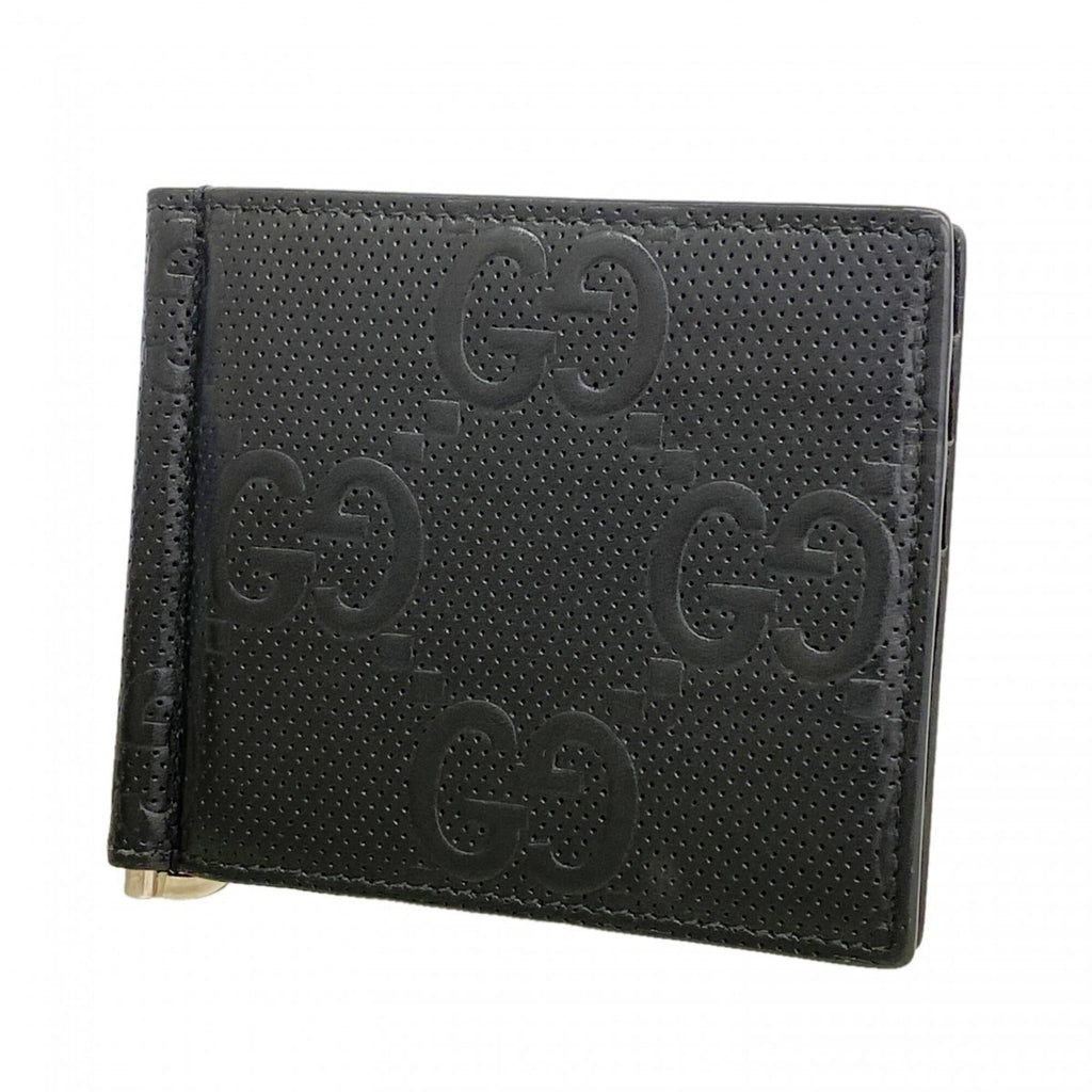 Gucci Black Leather Money Clip (Pre-Owned)