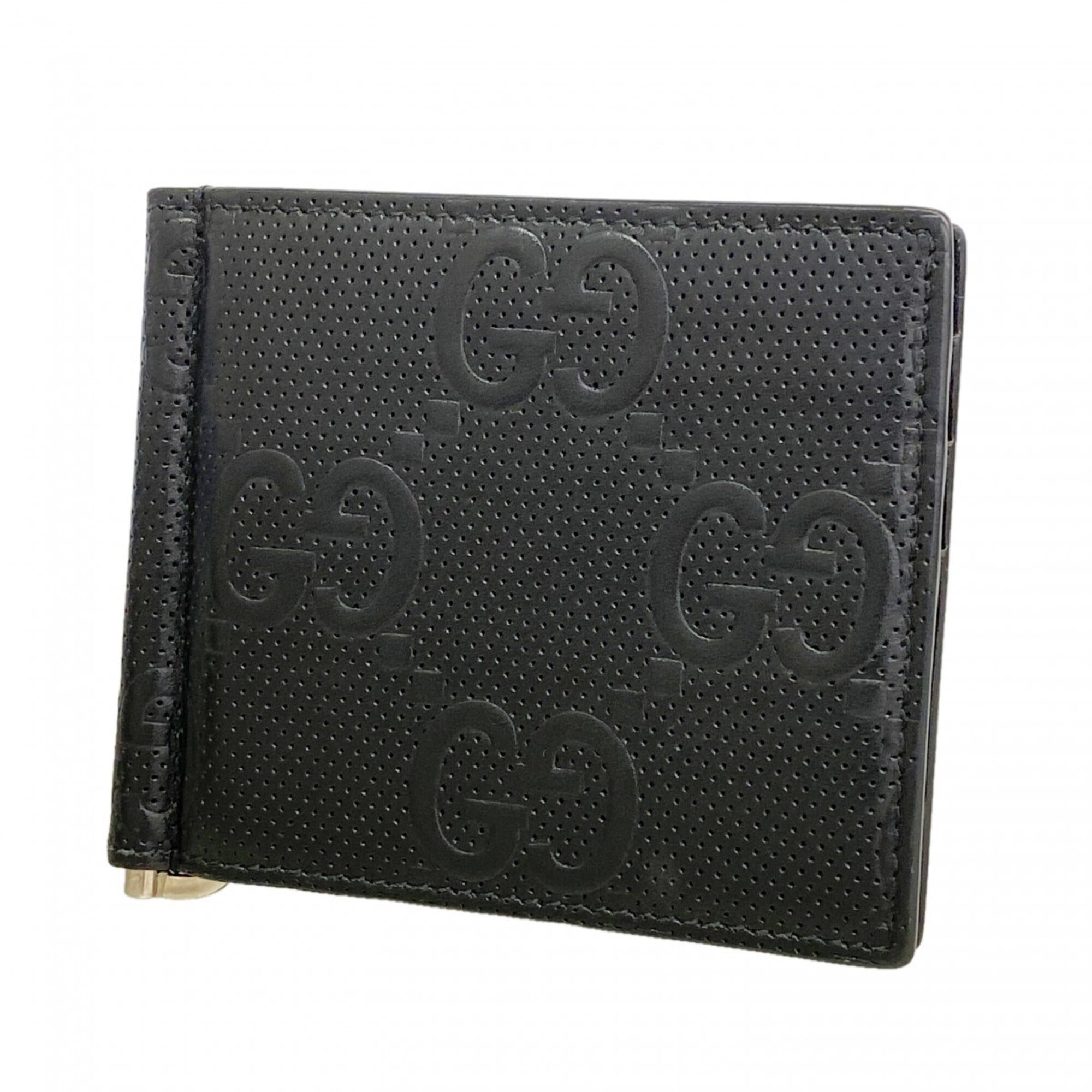 Gucci Black Leather Money Clip (Pre-Owned)