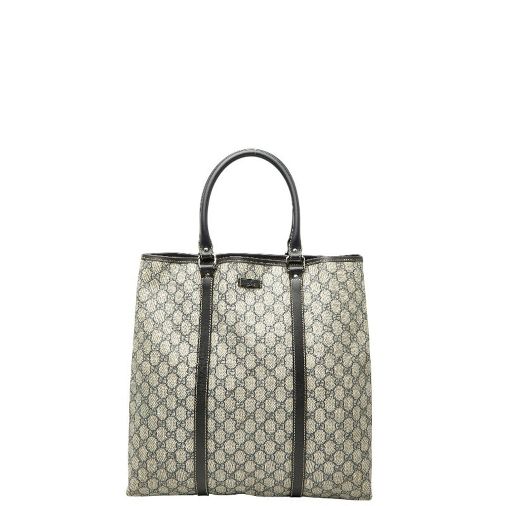 Gucci Beige Pvc Leather Tote Bag (Pre-Owned)