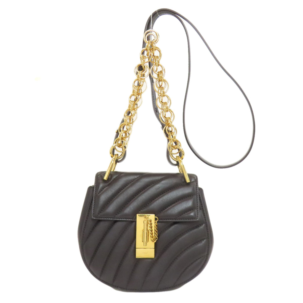 Chloé Black Leather Shoulder Bag (Pre-Owned)