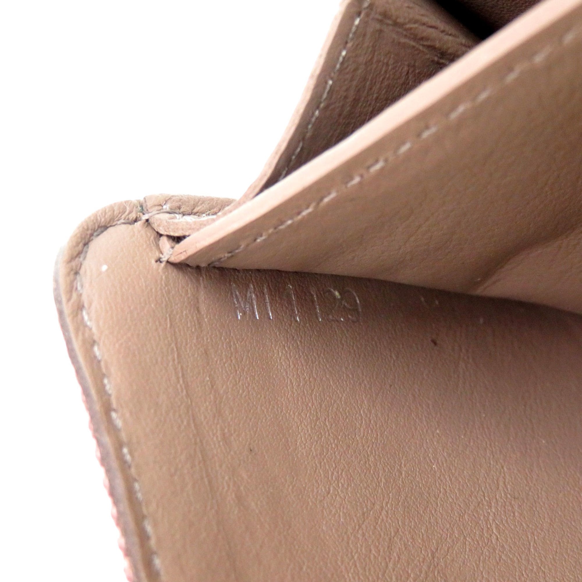Louis Vuitton Magnolia Pink Leather Long Wallet