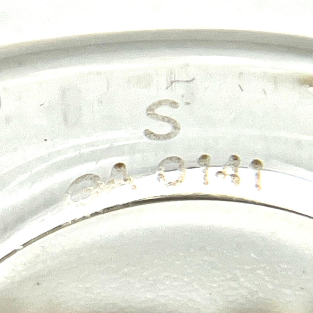 Louis Vuitton Silver Clear Band Ring