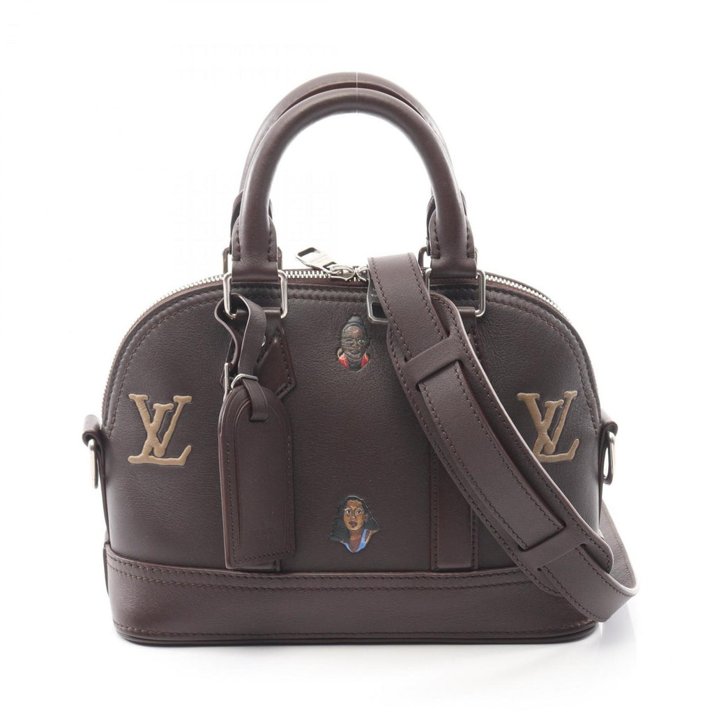 Louis Vuitton Brown Multi-Color Leather Handbag