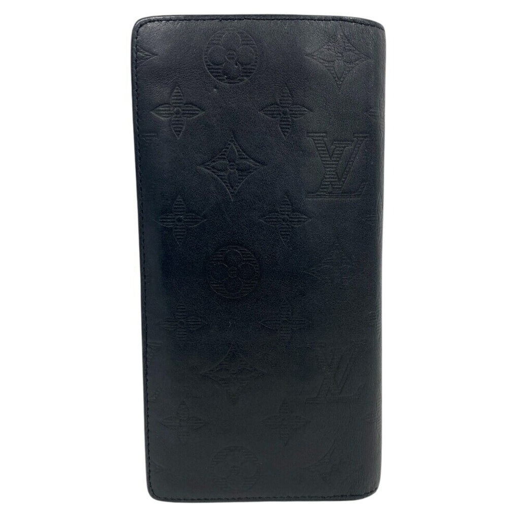 Louis Vuitton Black Monogram Shadow Long Wallet