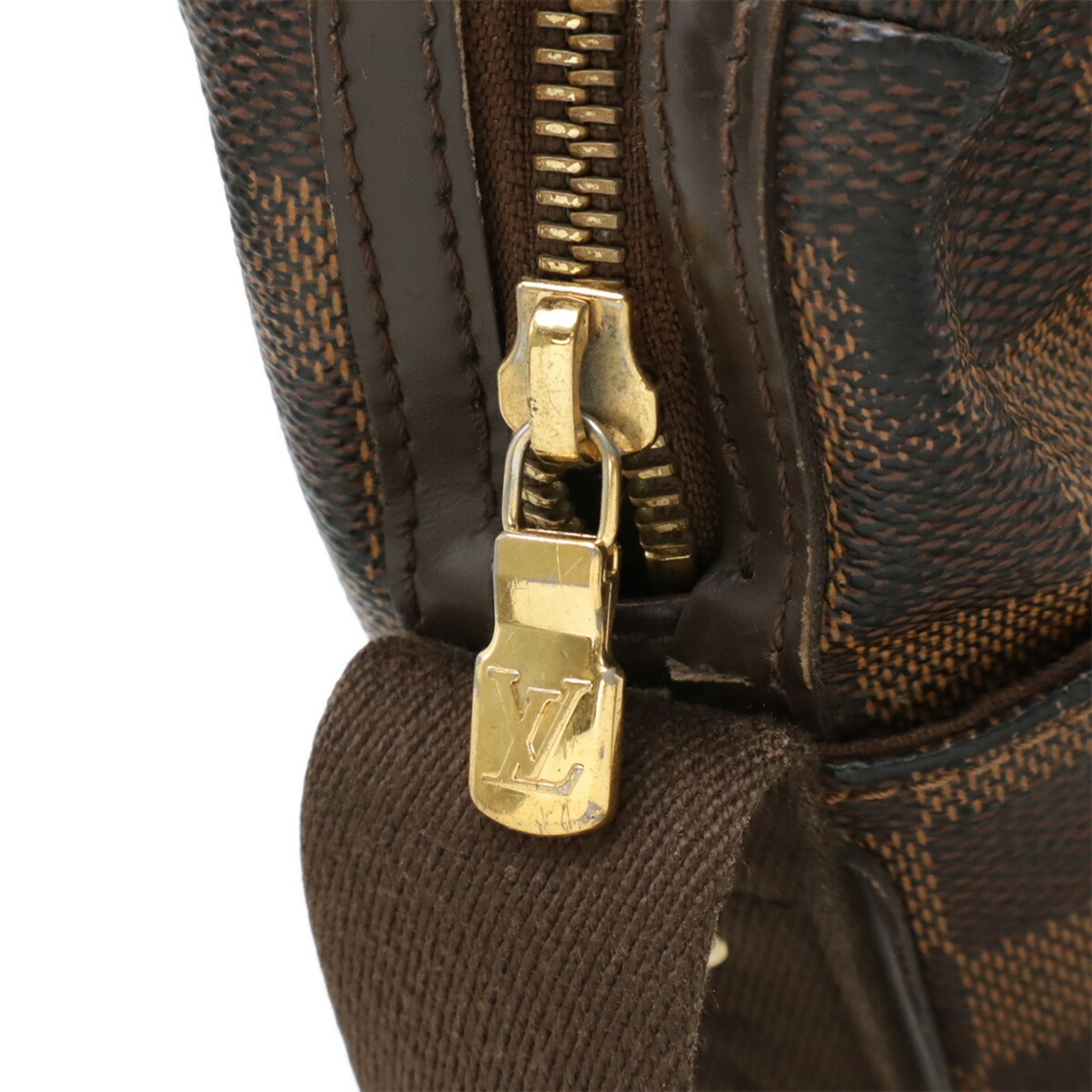Louis Vuitton Brown Pvc Shoulder Bag
