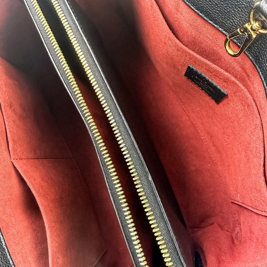 Louis Vuitton Black Monogram Empreinte Handbag