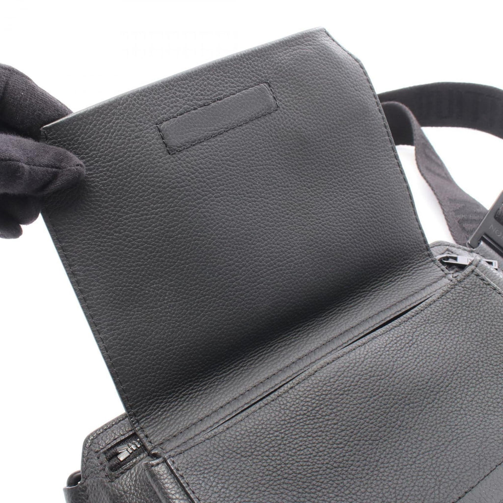 Louis Vuitton Black Noir Leather Fanny Pack