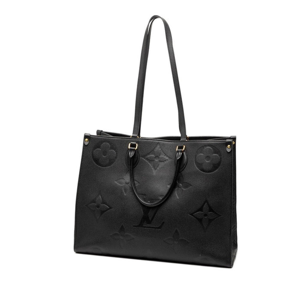 Louis Vuitton Monogram Empreinte Noir Leather Shoulder Bag Tote Bag