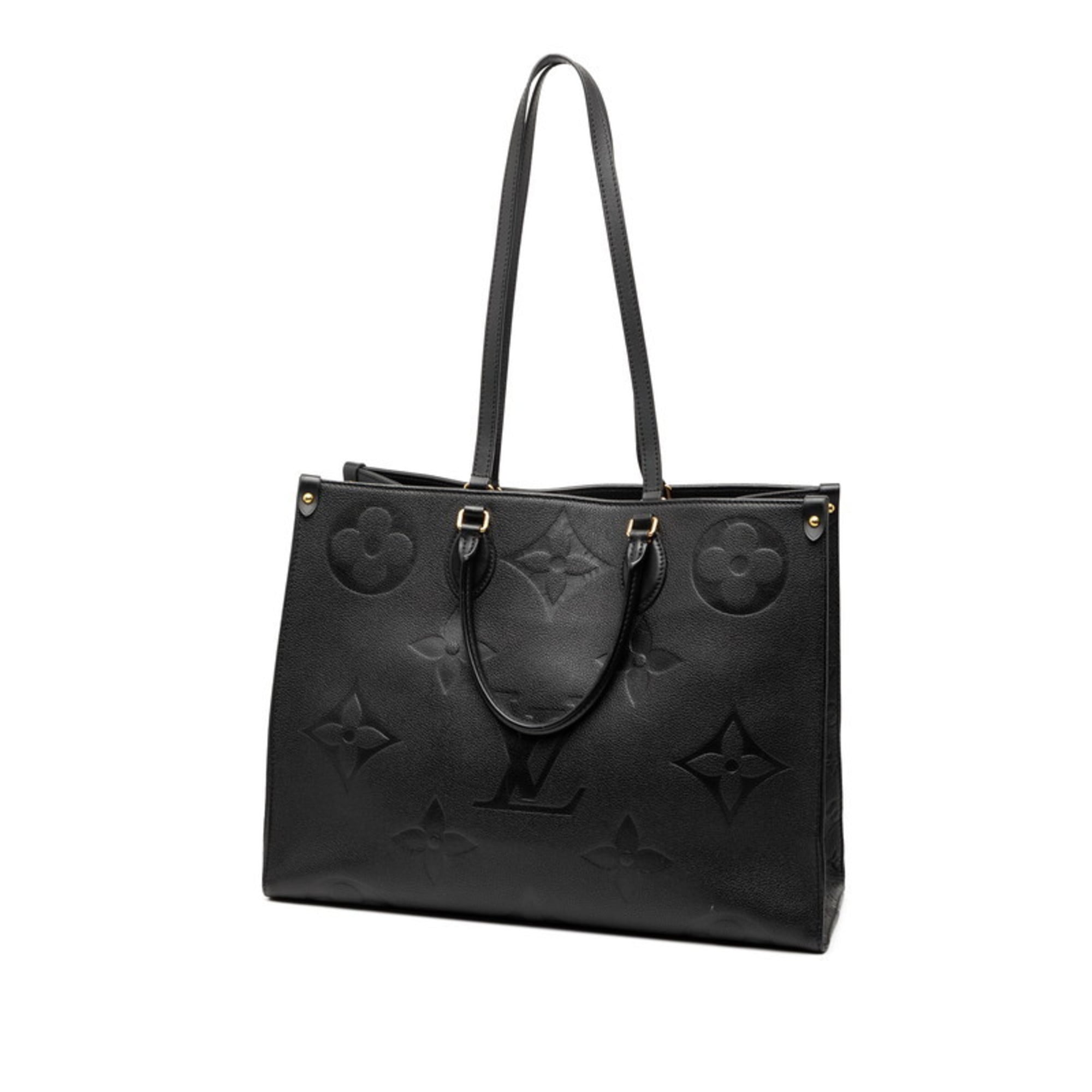 Louis Vuitton Monogram Empreinte Noir Leather Shoulder Bag Tote Bag
