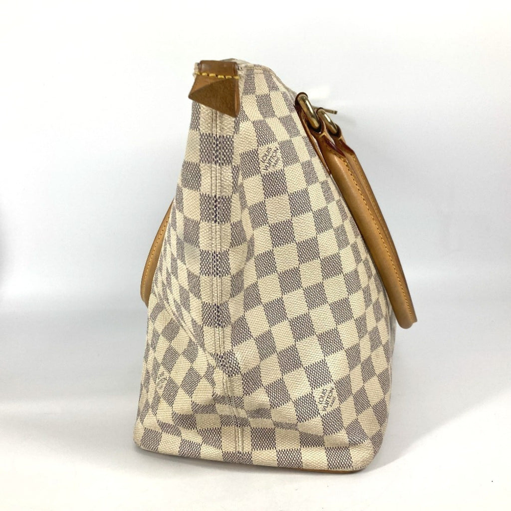 Louis Vuitton White Damier Azur Shoulder Bag Tote Bag