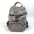 Prada Brown Satin Backpack