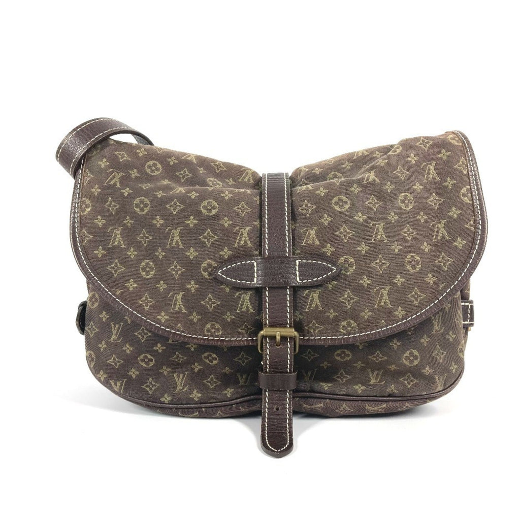 Louis Vuitton Brown Fusain Monogram Mini Lin Shoulder Bag