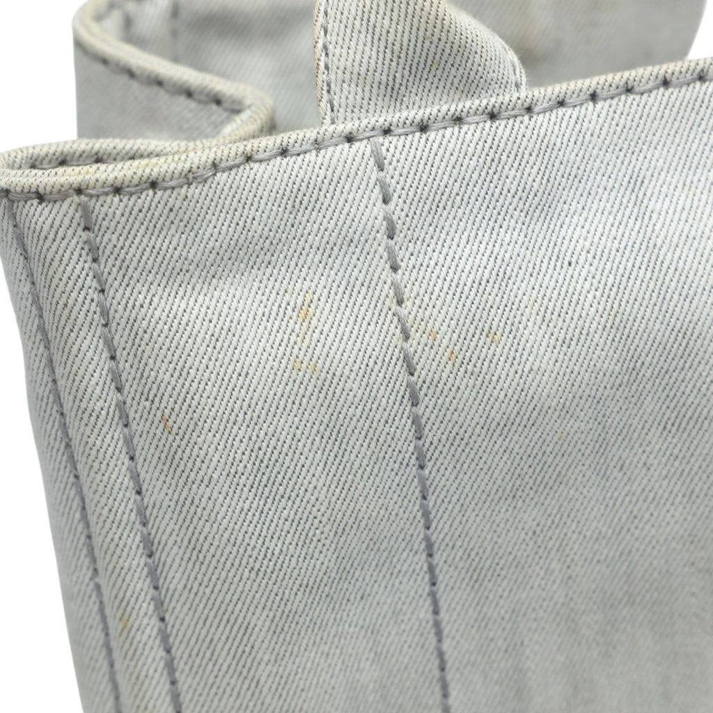 Prada White Canvas Tote Bag