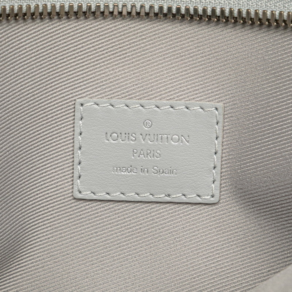 Louis Vuitton Gray Orange Pvc Canvas Shoulder Bag