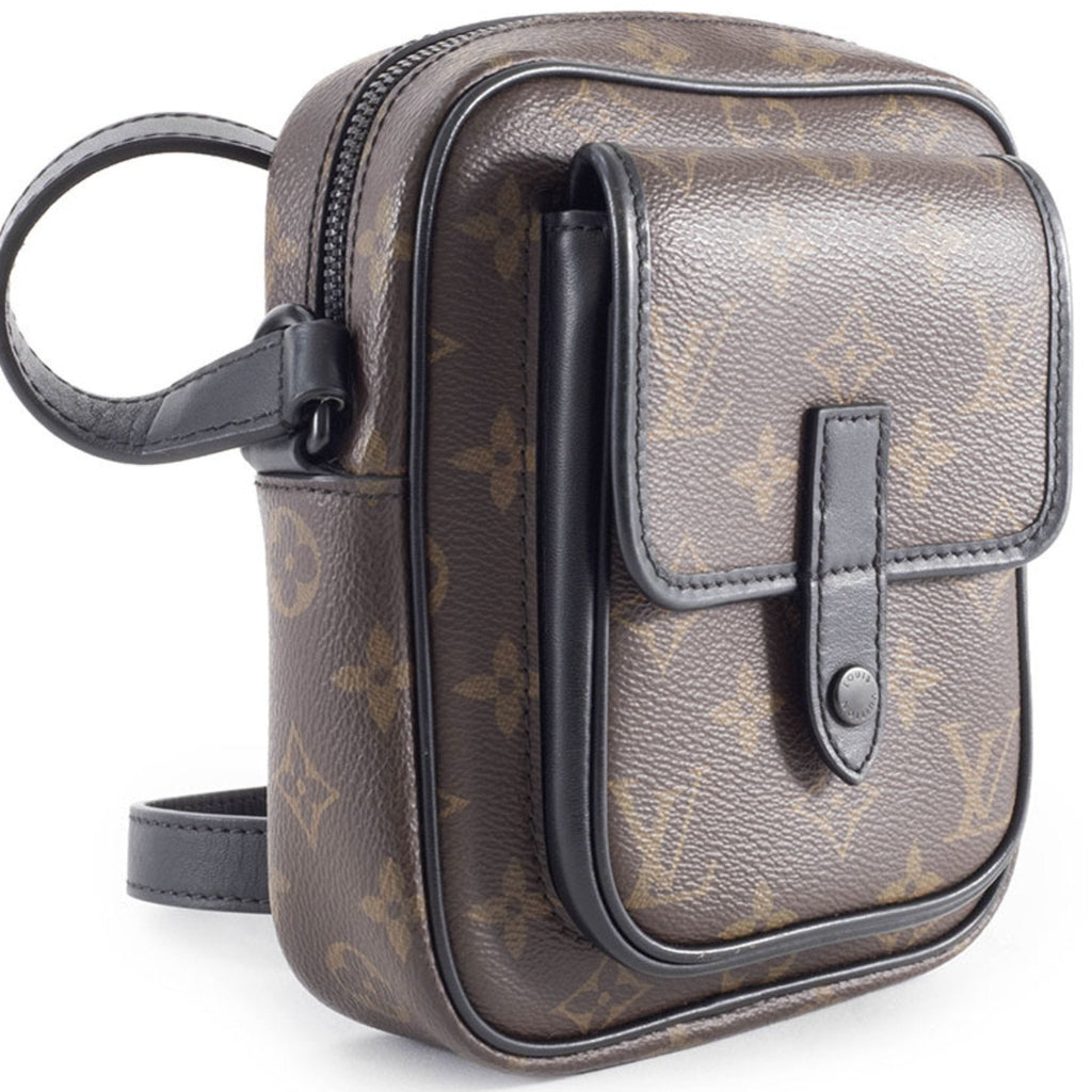 Louis Vuitton Monogram Macassar Dark Brown Shoulder Bag