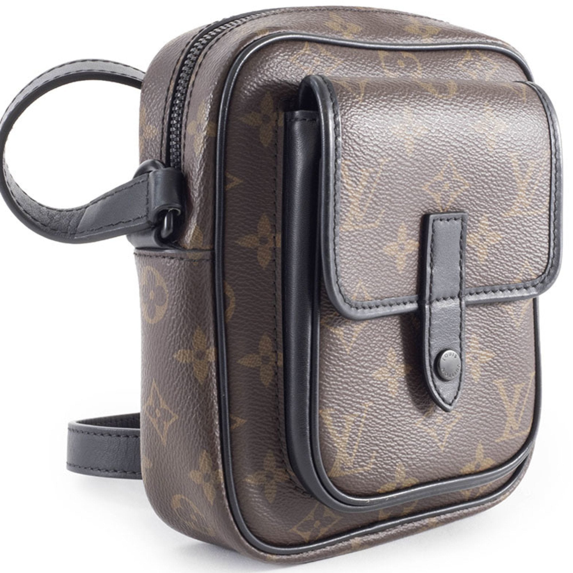 Louis Vuitton Monogram Macassar Dark Brown Shoulder Bag