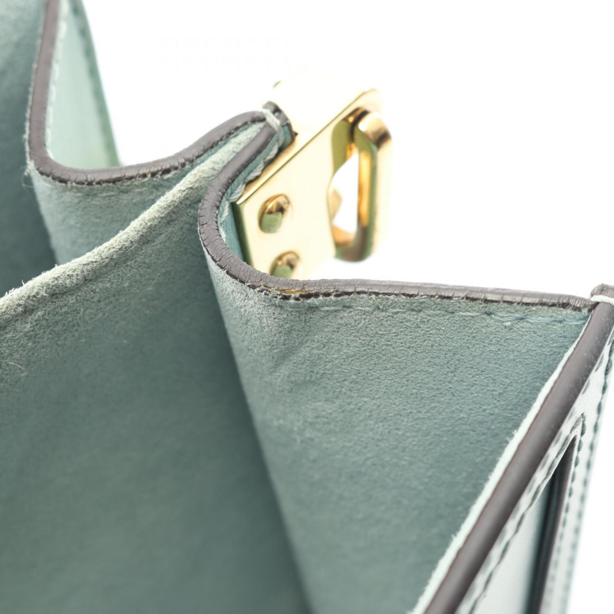 Louis Vuitton Green Leather Shoulder Bag