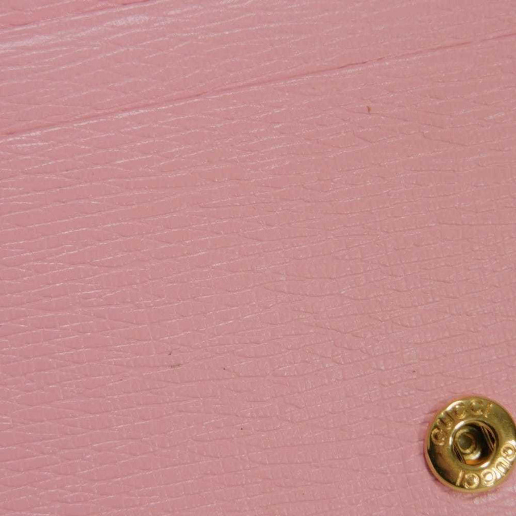 Gucci Light Pink Pink Leather Wallet (Bi-Fold) (Pre-Owned)