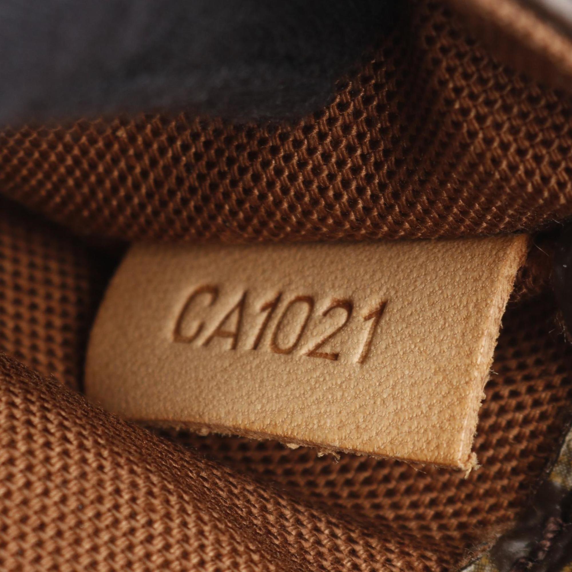 Louis Vuitton Brown Pvc Coated Canvas Leather Fanny Pack