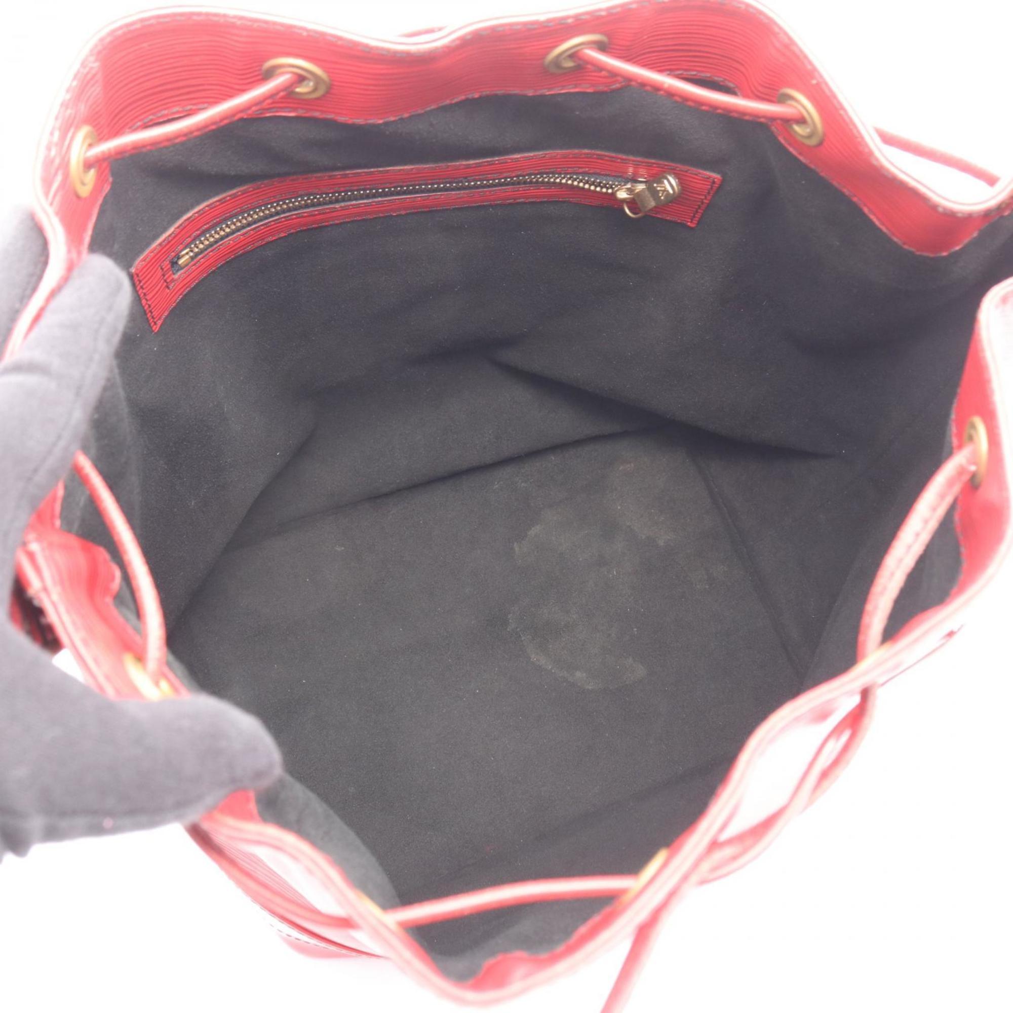Louis Vuitton Castilian Red Red Color Leather Shoulder Bag