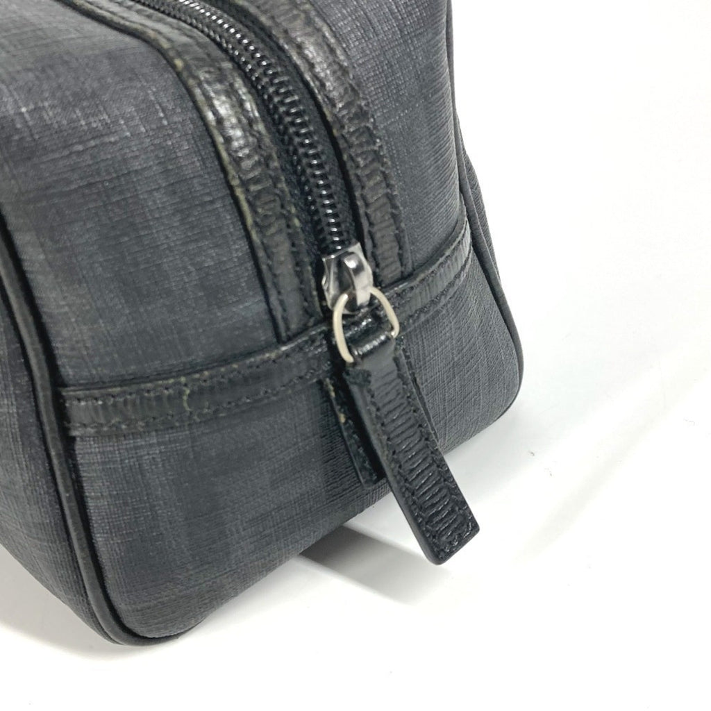 Fendi Zucca Black Pvc Pouch