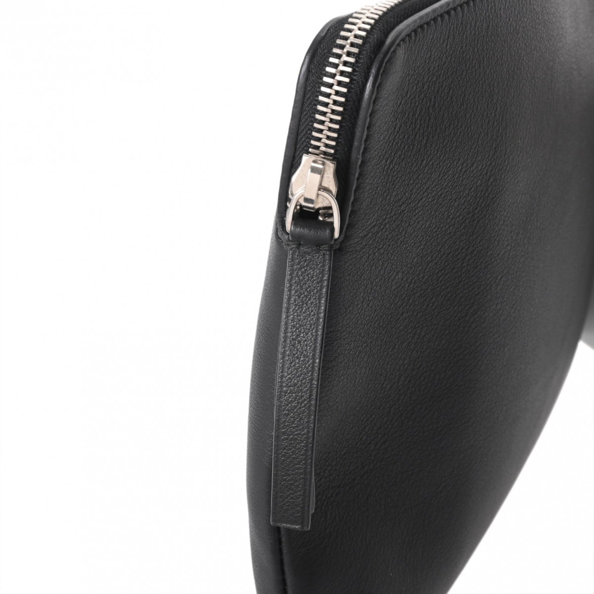 Balenciaga Black Leather Pouch