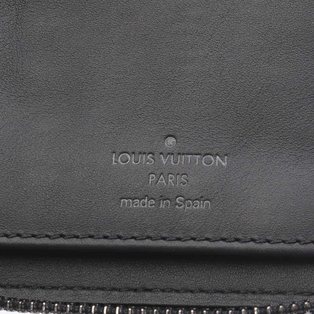 Louis Vuitton Black Noir Leather Long Wallet