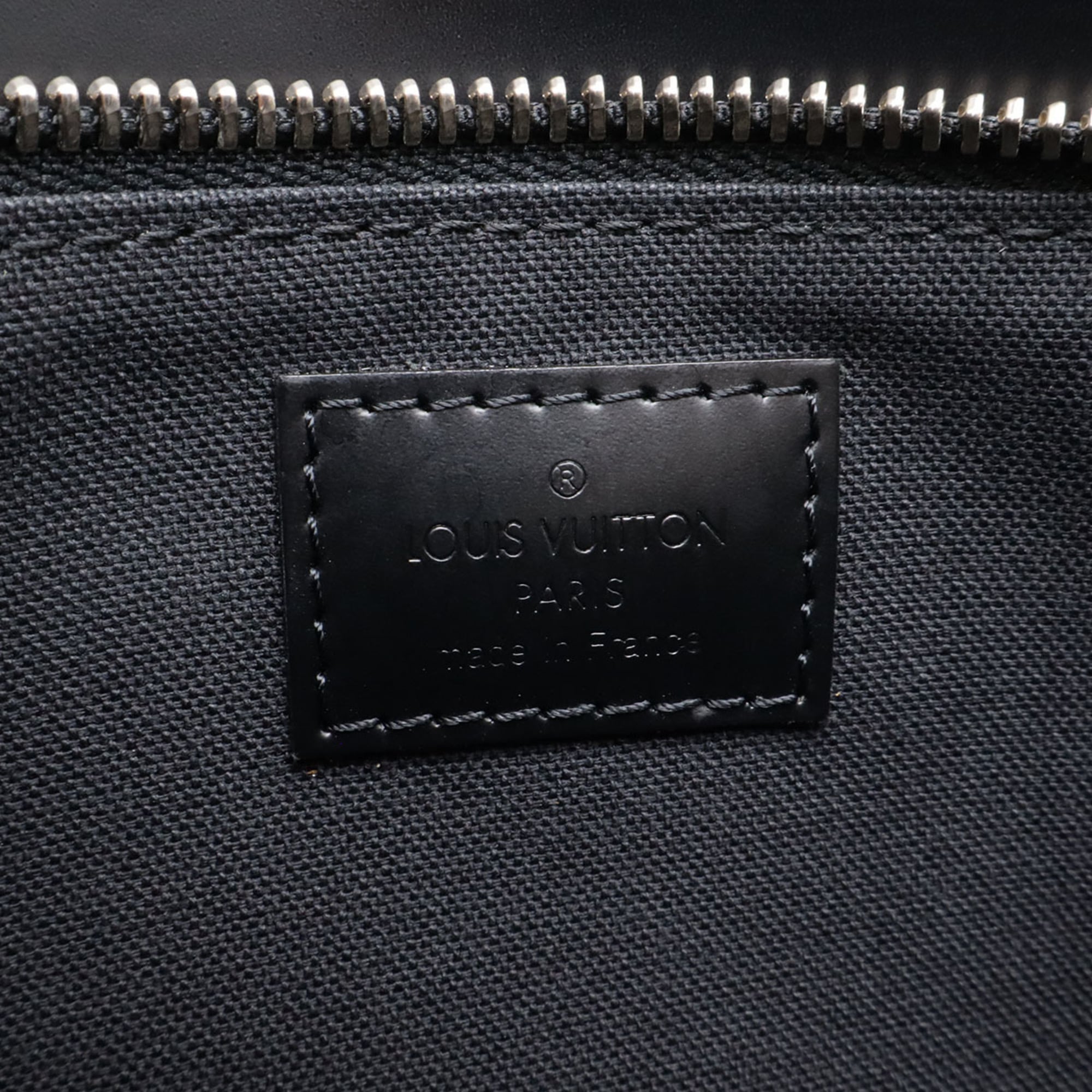 Louis Vuitton Black Noir Epi Leather Clutch Bag