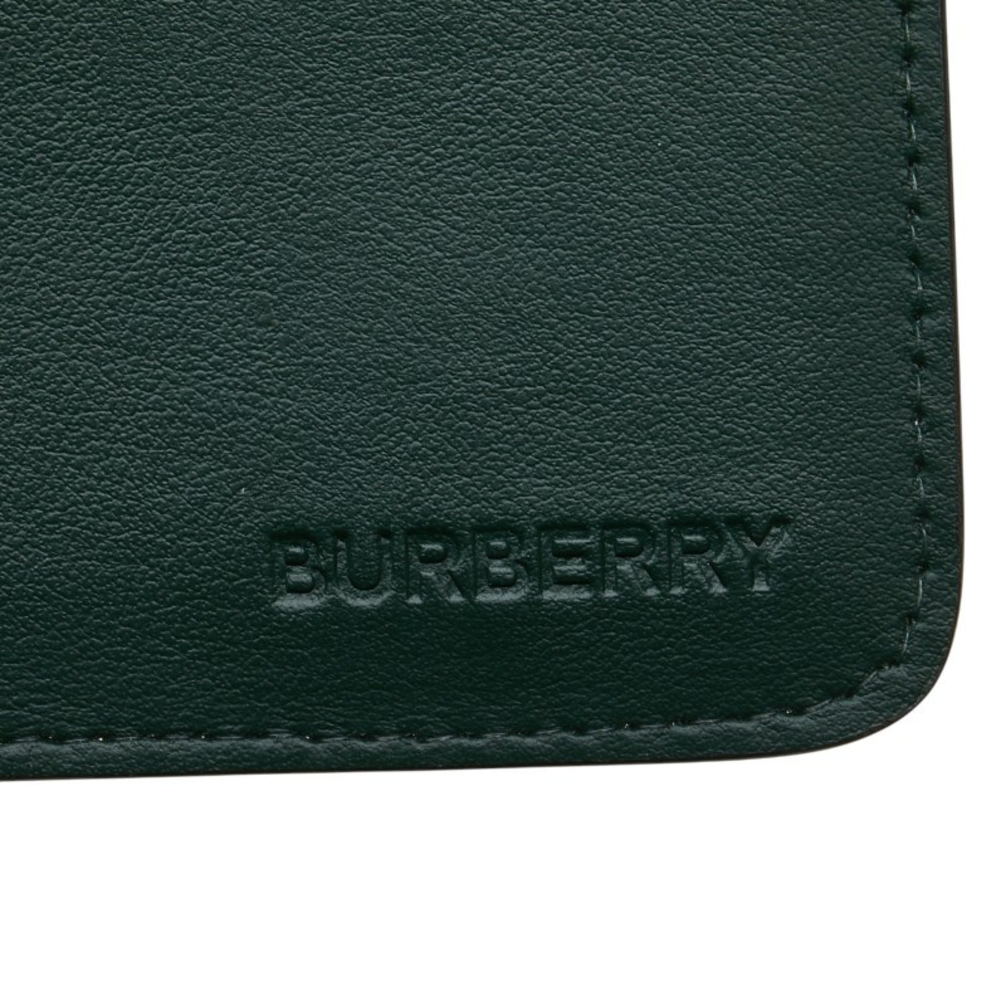 Burberry Multi-Color Orange Leather Coin Purse/Coin Case