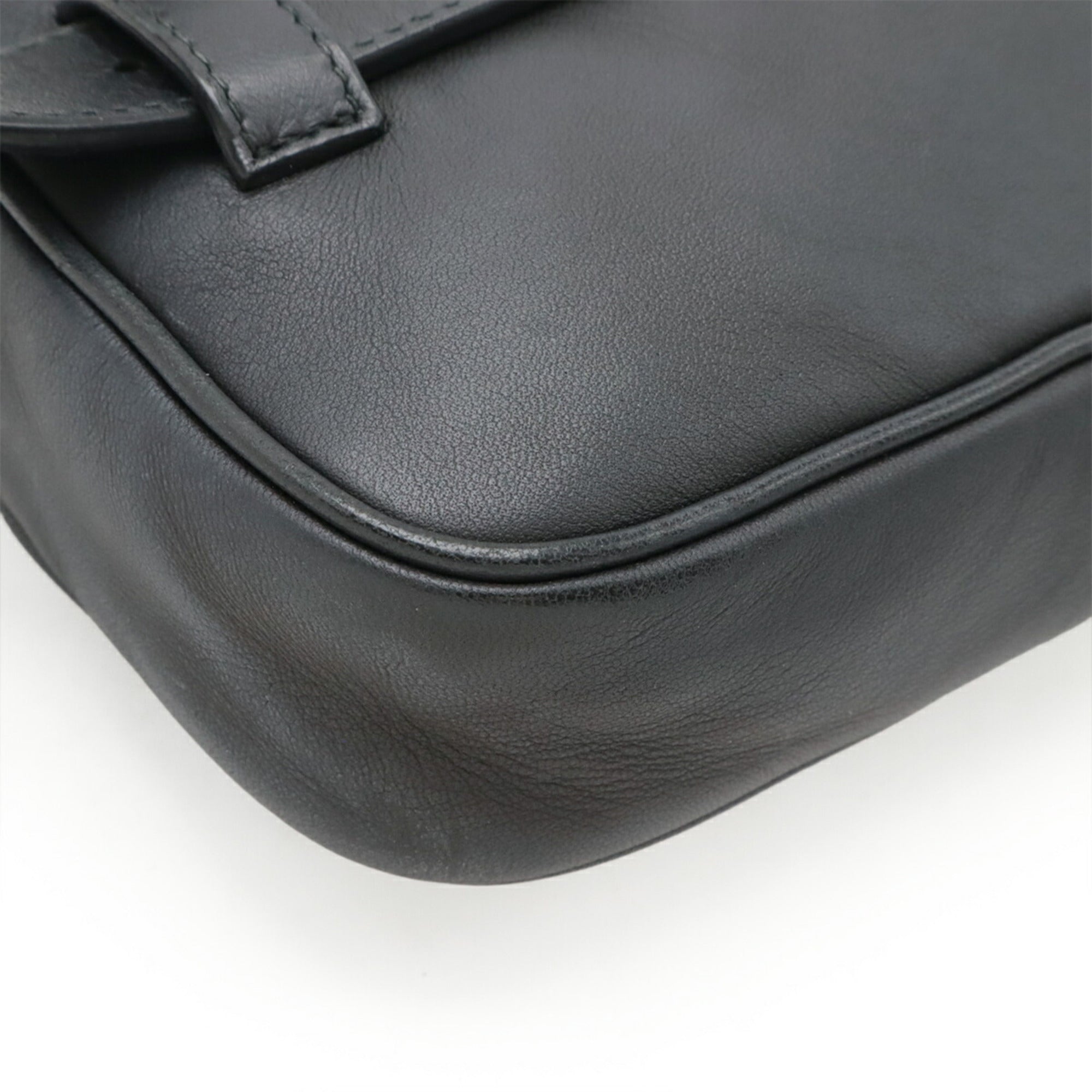 Bottega Veneta Black Intrecciato Fanny Pack Pouch