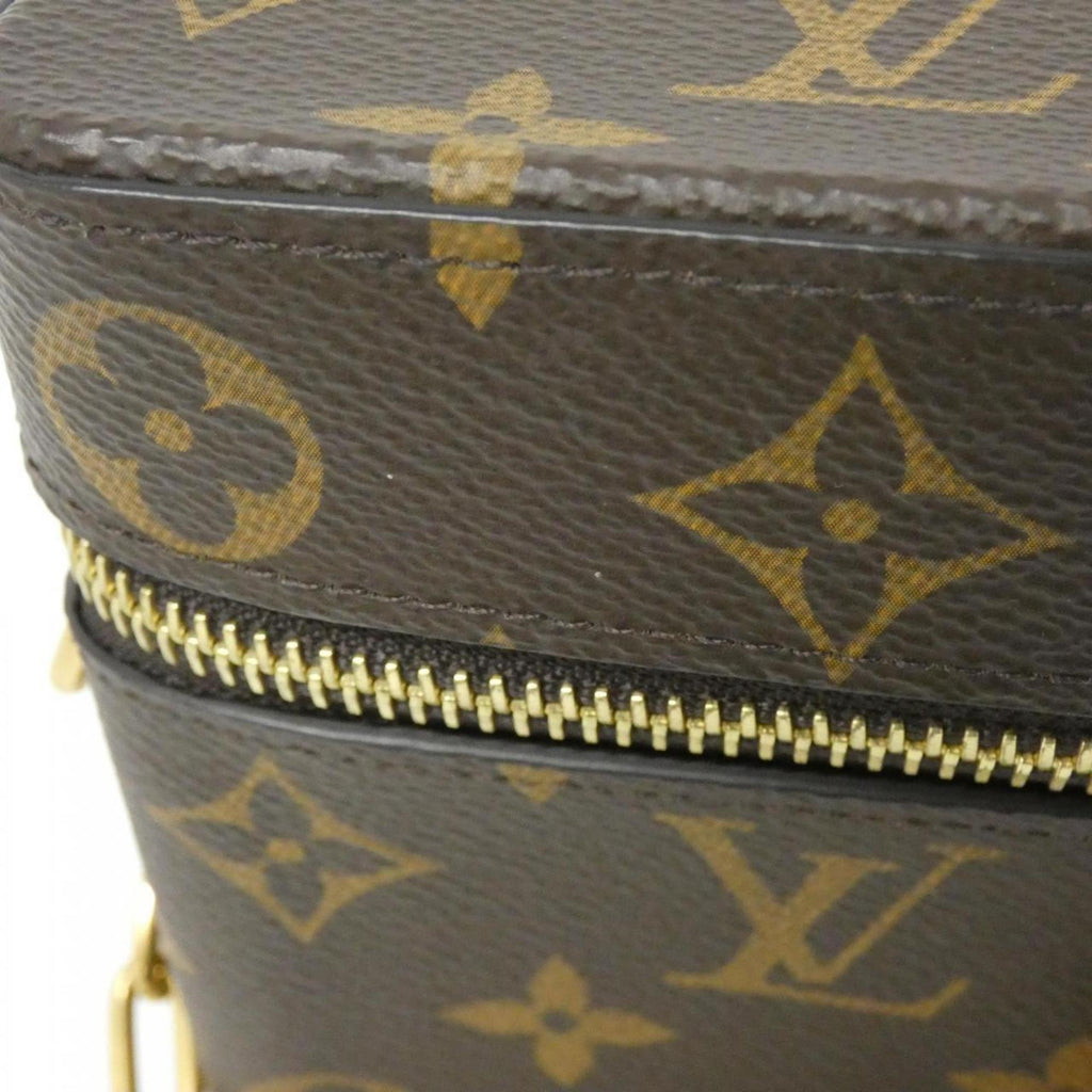 Louis Vuitton Brown Coated Canvas Handbag