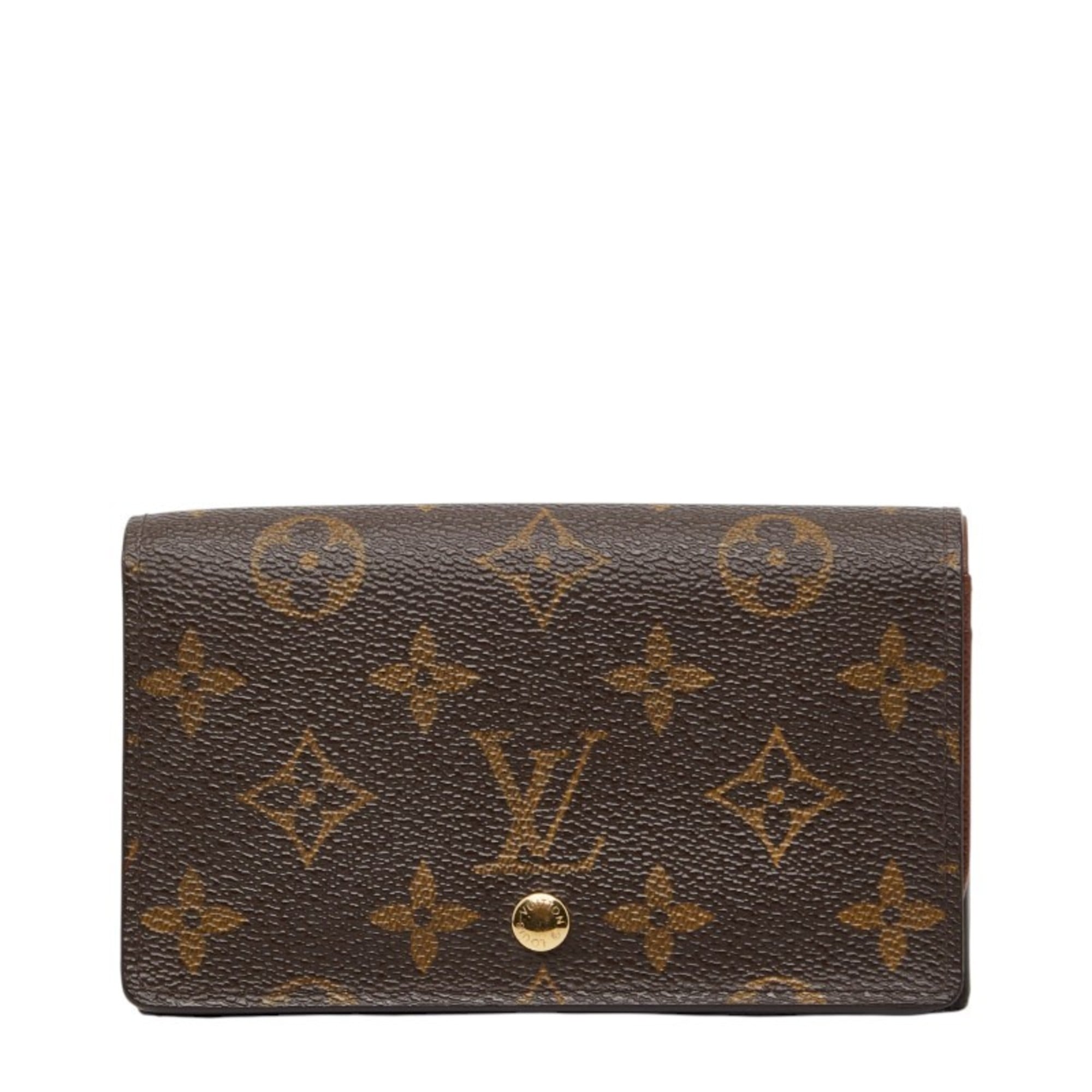 Louis Vuitton Monogram Brown Pvc Leather Wallet