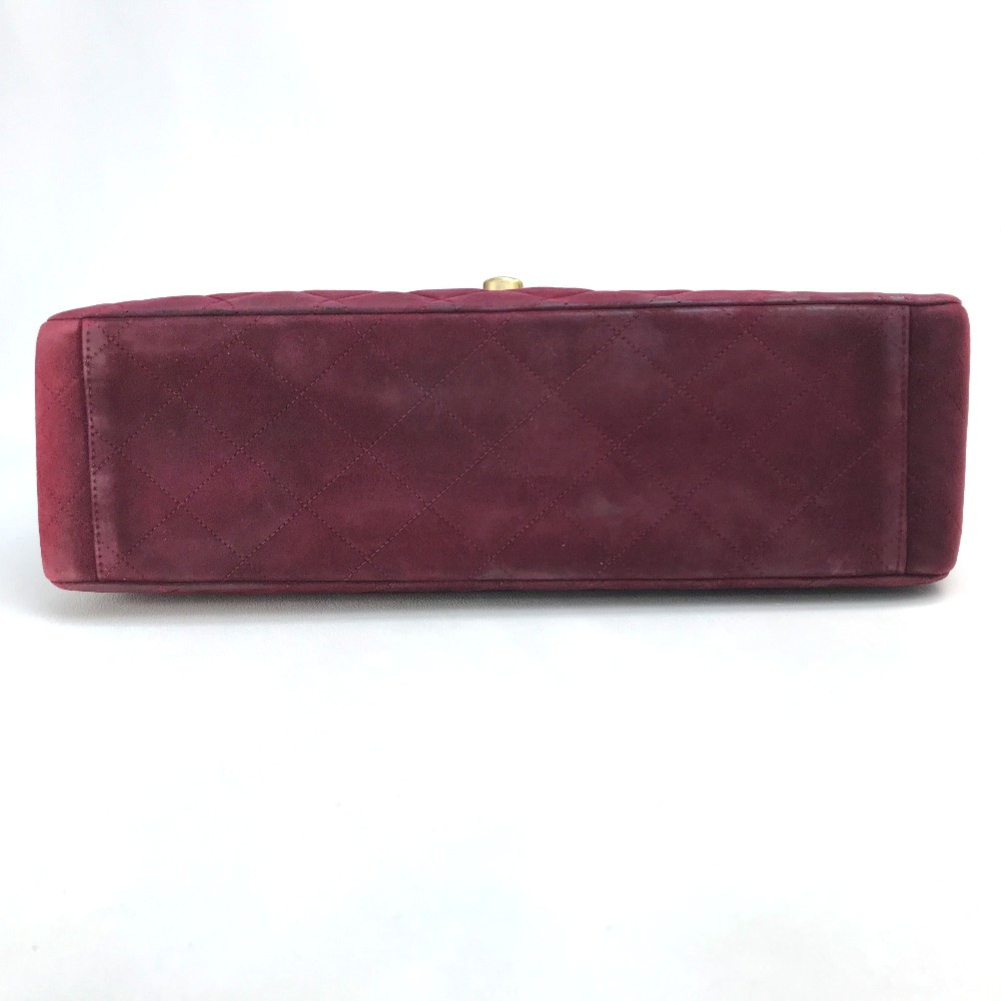 Chanel Red Leather Shoulder Bag