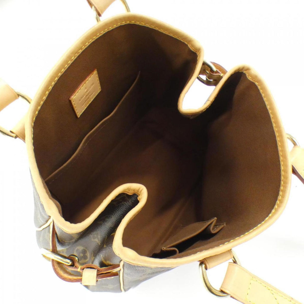 Louis Vuitton Marron Coated Canvas Handbag