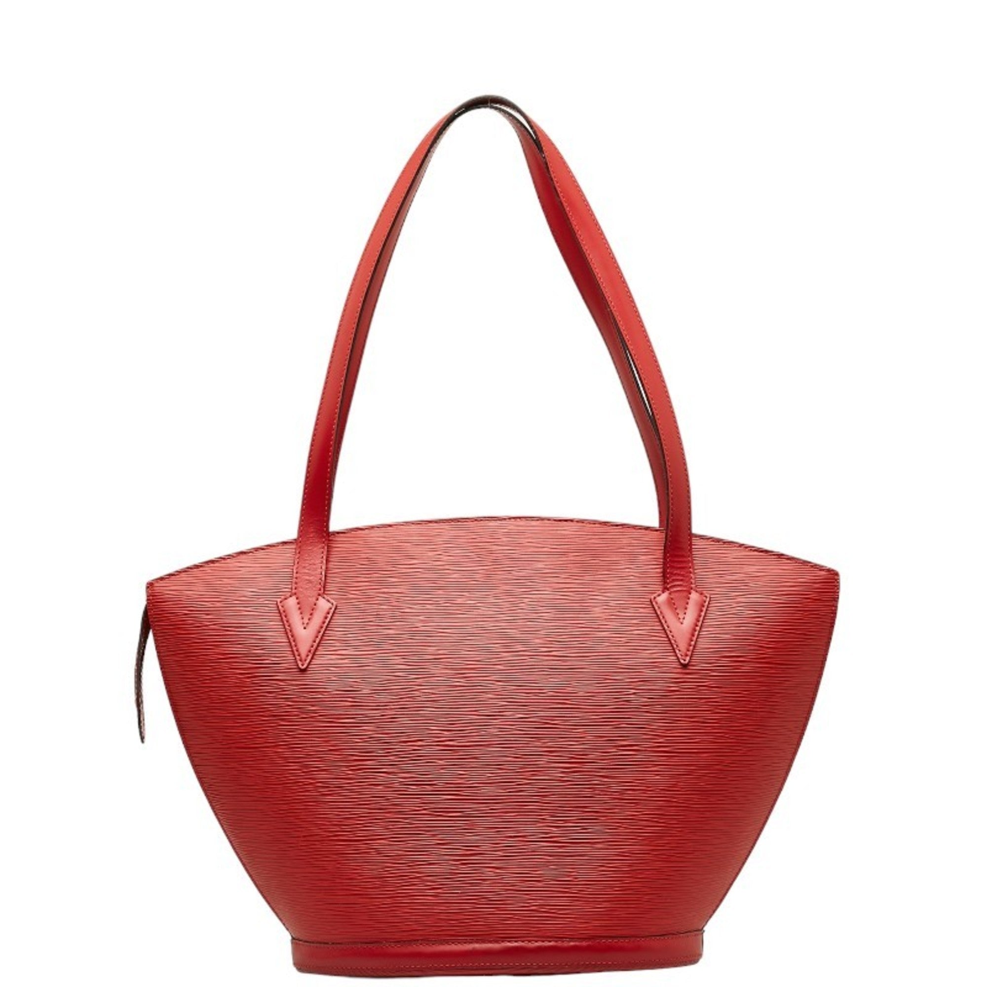 Louis Vuitton Castilian Red Leather Shoulder Bag Tote Bag