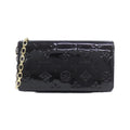 Louis Vuitton Vernis Amarante Leather Chain/Shoulder Wallet