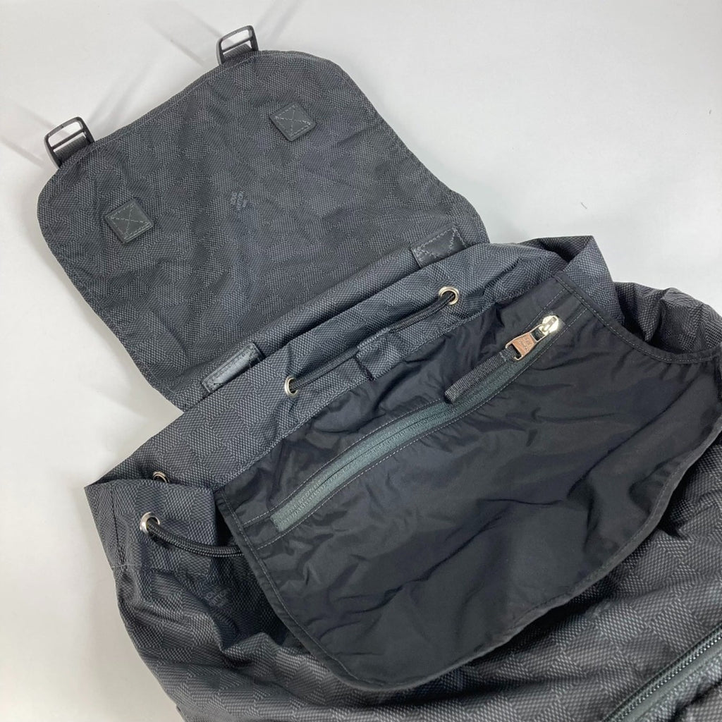 Louis Vuitton Damier Aventure Black Leather Nylon Backpack
