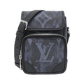 Louis Vuitton Monogram Black Noir Coated Canvas Shoulder Bag