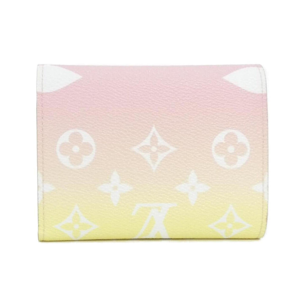 Louis Vuitton Rose Coated Canvas Wallet (Tri-Fold)