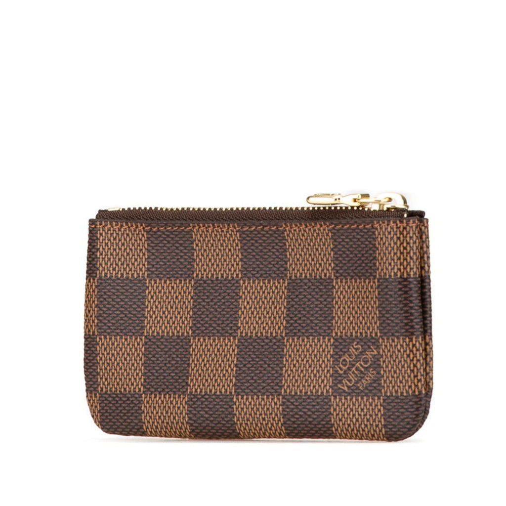 Louis Vuitton Brown Pvc Leather Coin Purse/Coin Case