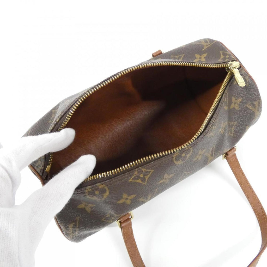 Louis Vuitton Marron Coated Canvas Handbag