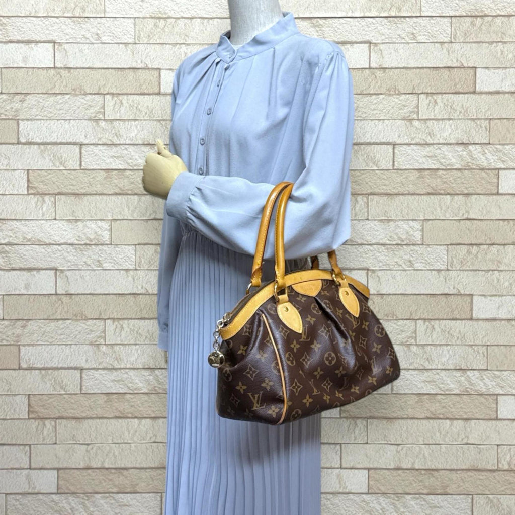 Louis Vuitton Brown Monogram Canvas Handbag