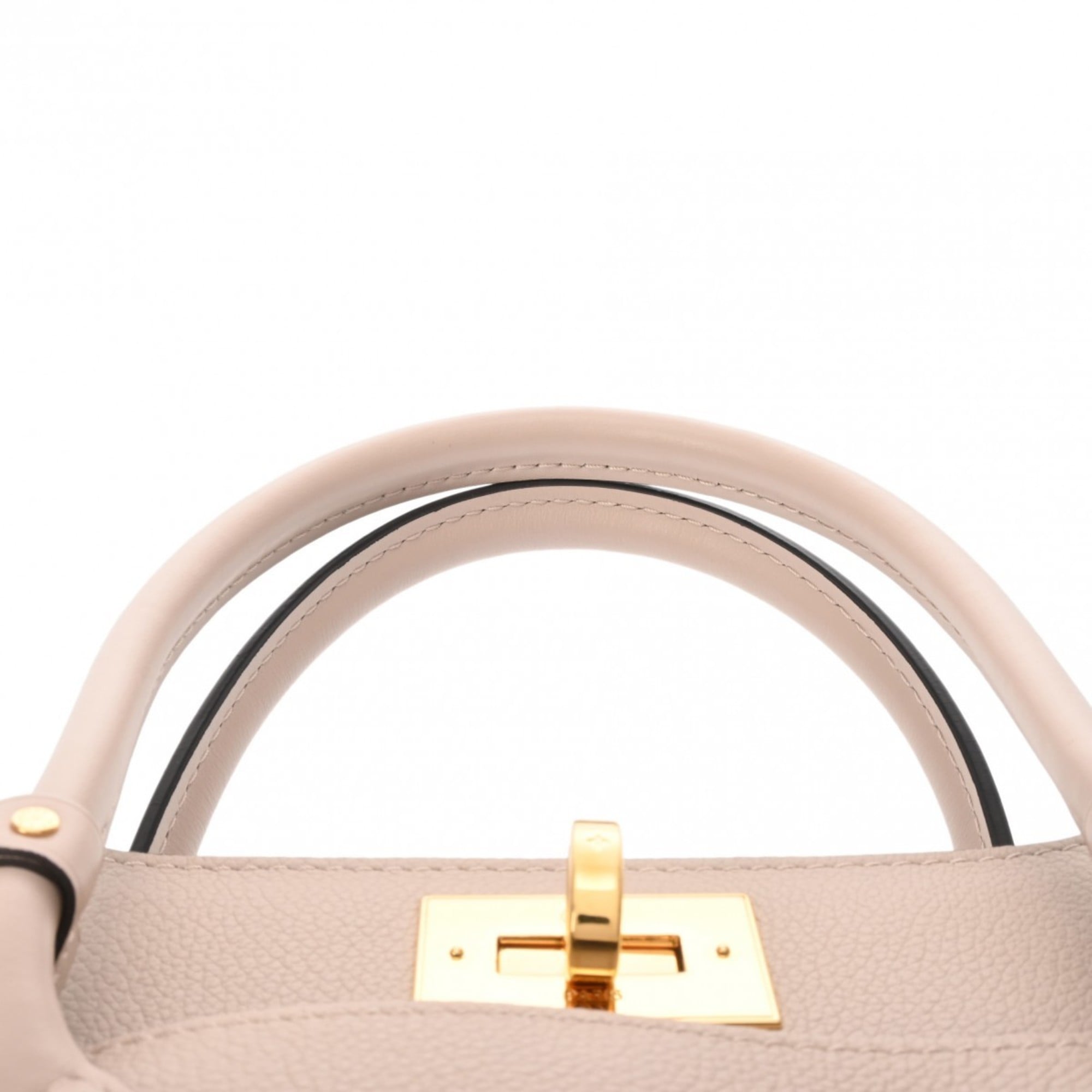 Louis Vuitton Brown Grayish Monogram Canvas Leather Handbag Tote Bag