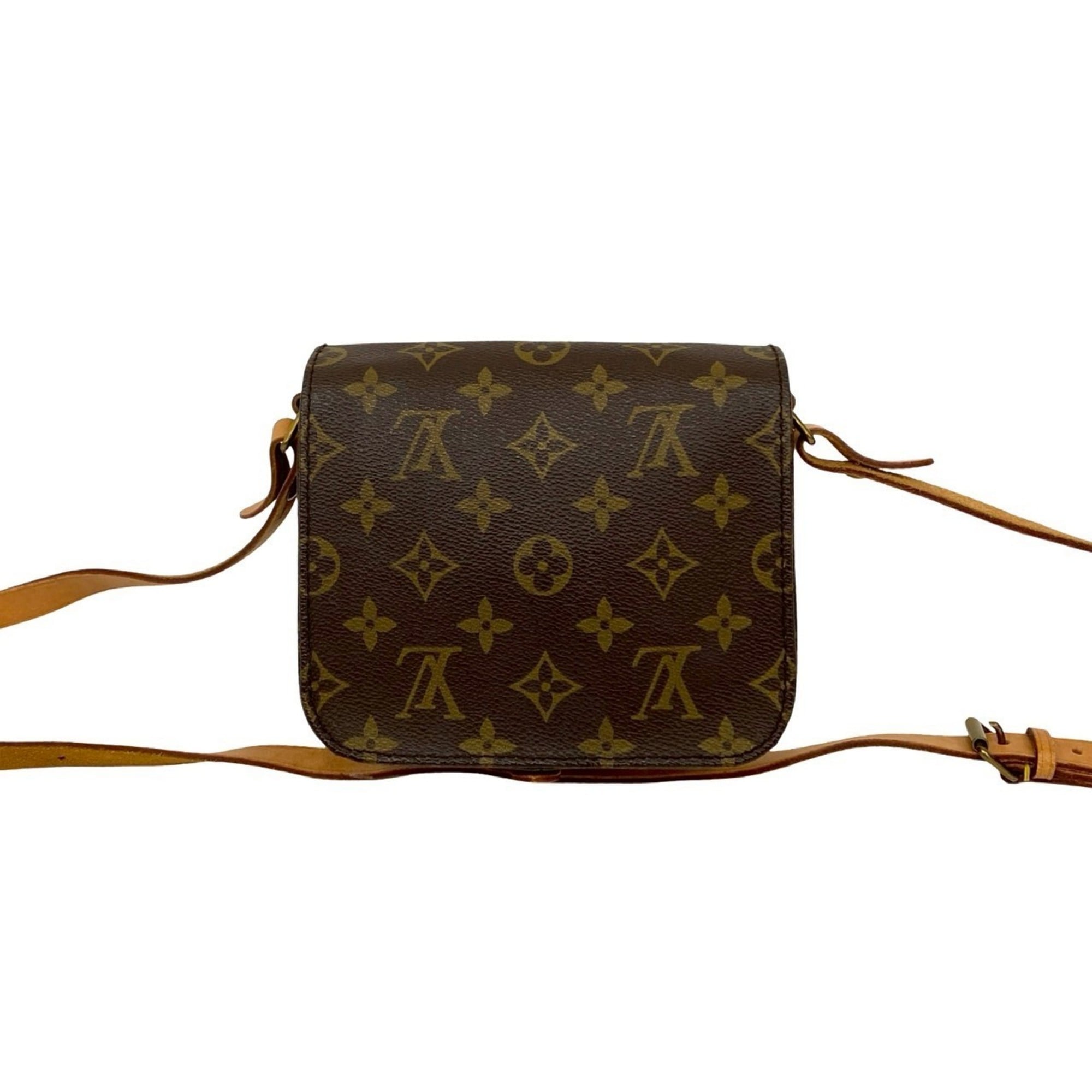 Louis Vuitton Brown Leather Pvc Pochette Shoulder Bag