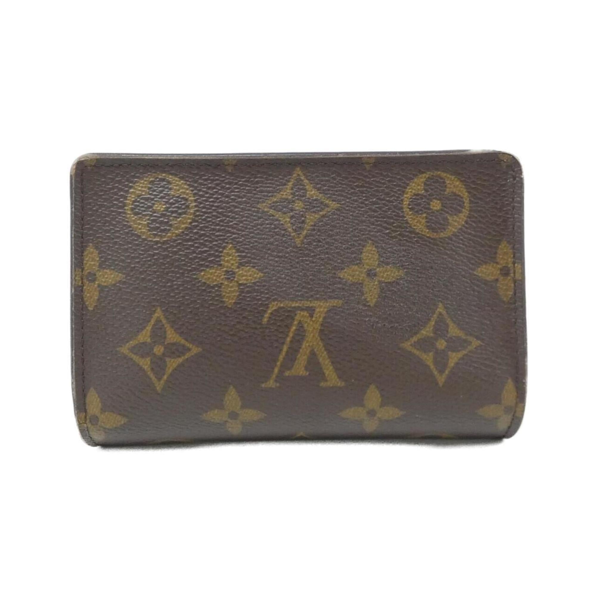 Louis Vuitton Brown Coated Canvas Wallet