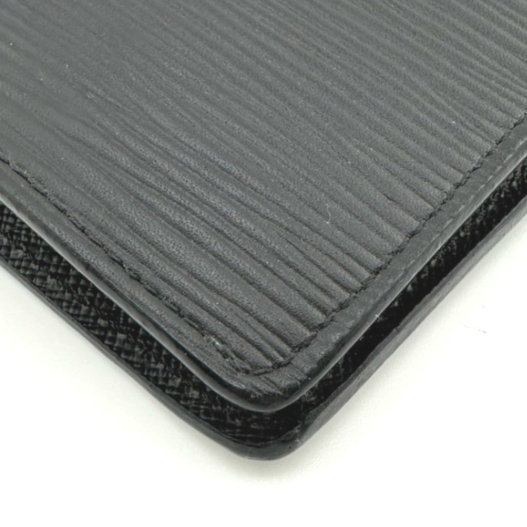 Louis Vuitton Black Noir Epi Leather Long Wallet