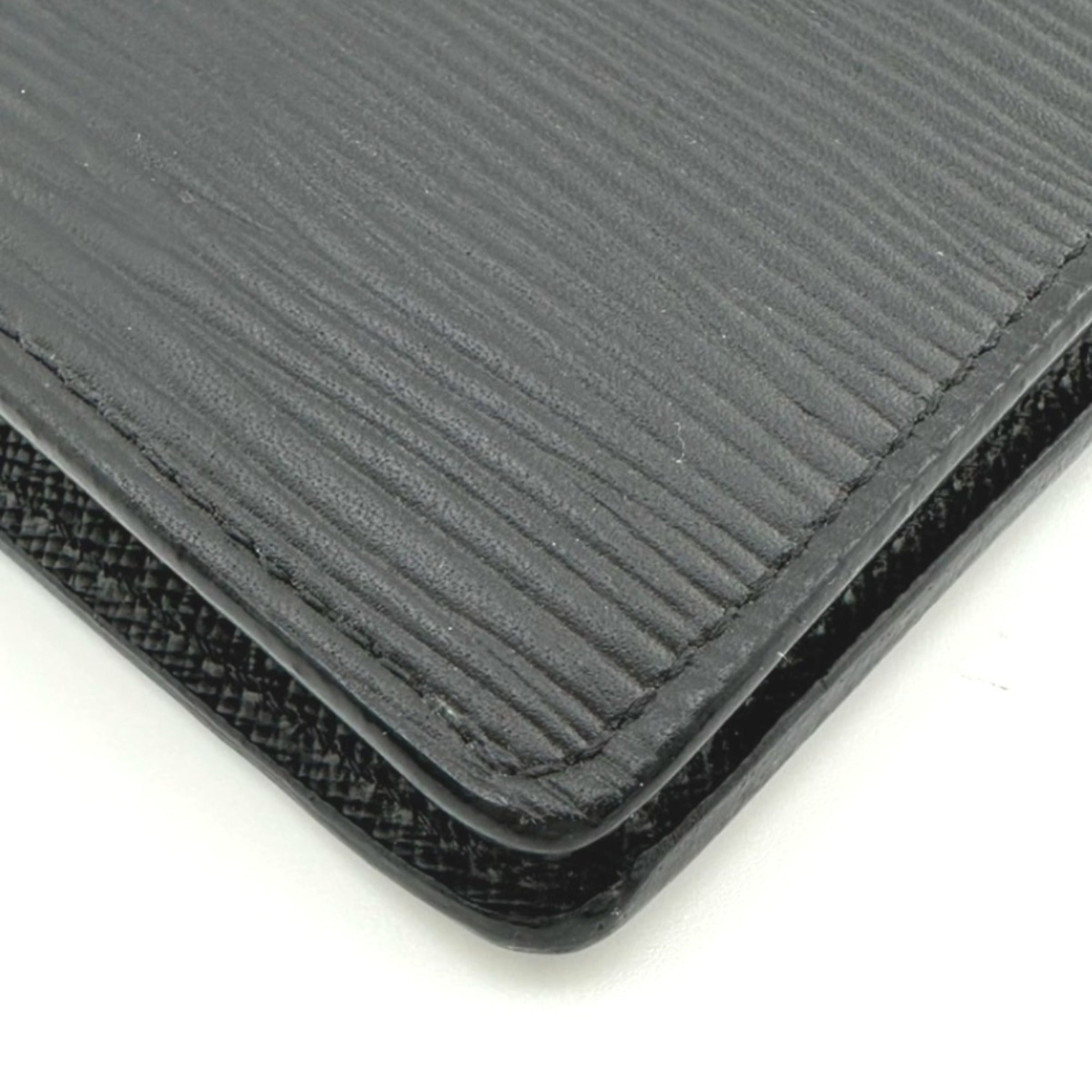 Louis Vuitton Black Noir Epi Leather Long Wallet