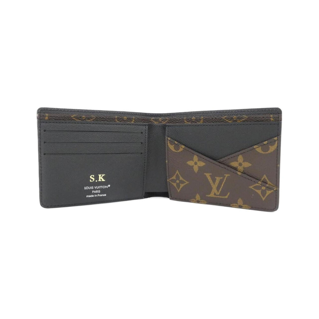 Louis Vuitton Brown Marron Coated Canvas Bill Wallet