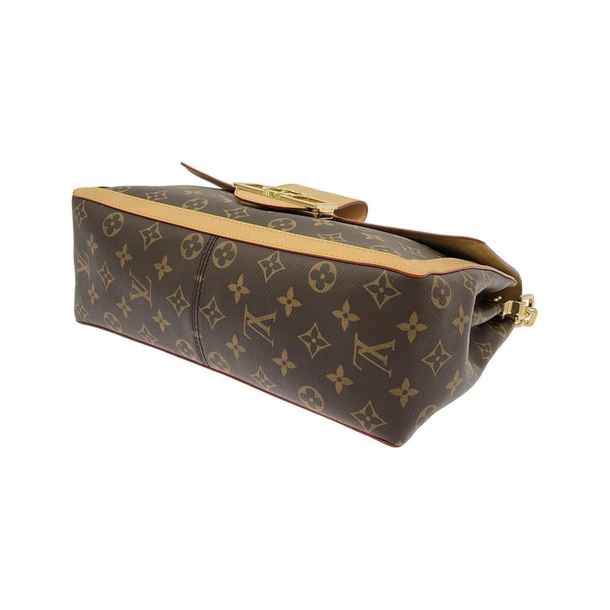 Louis Vuitton Marron Coated Canvas Shoulder Bag