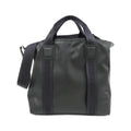 Gucci Black Gg Canvas Leather Handbag (Pre-Owned)